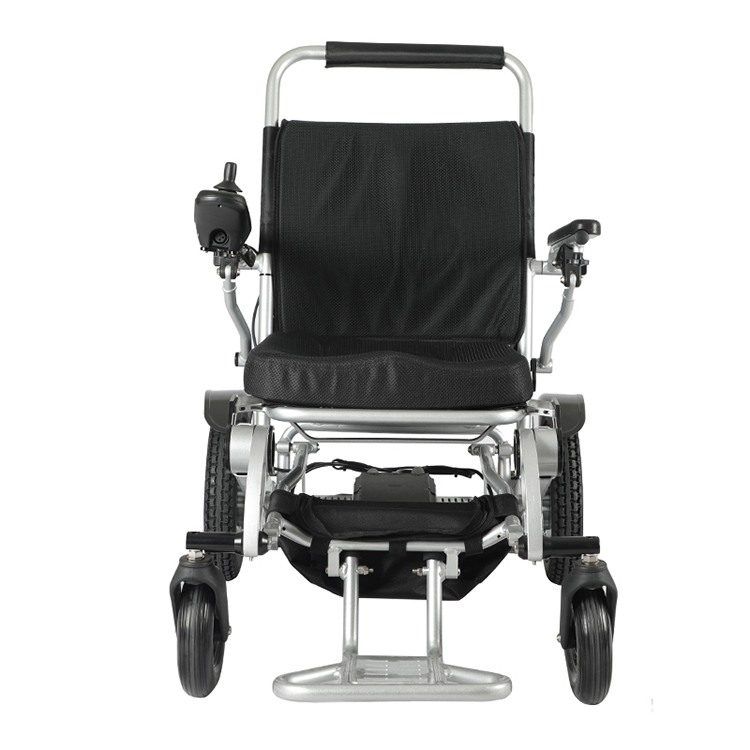 Portable Lightweight Motorized Wheelchair Folding Power Chair, 250W Brushless Motor