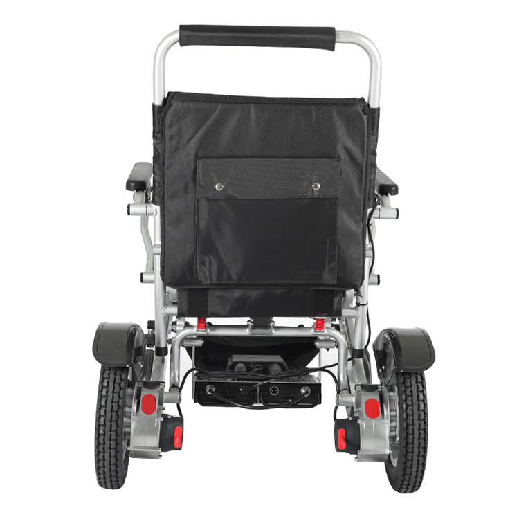 Portable Lightweight Motorized Wheelchair Folding Power Chair, 250W Brushless Motor